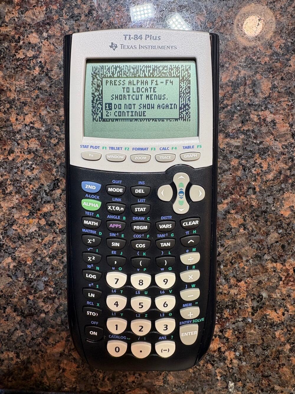 Texas Instruments TI-84 Plus Graphics Calculator - Black Excellent Condition